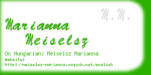 marianna meiselsz business card